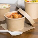 Brown Kraft Containers With Lid - Image 2